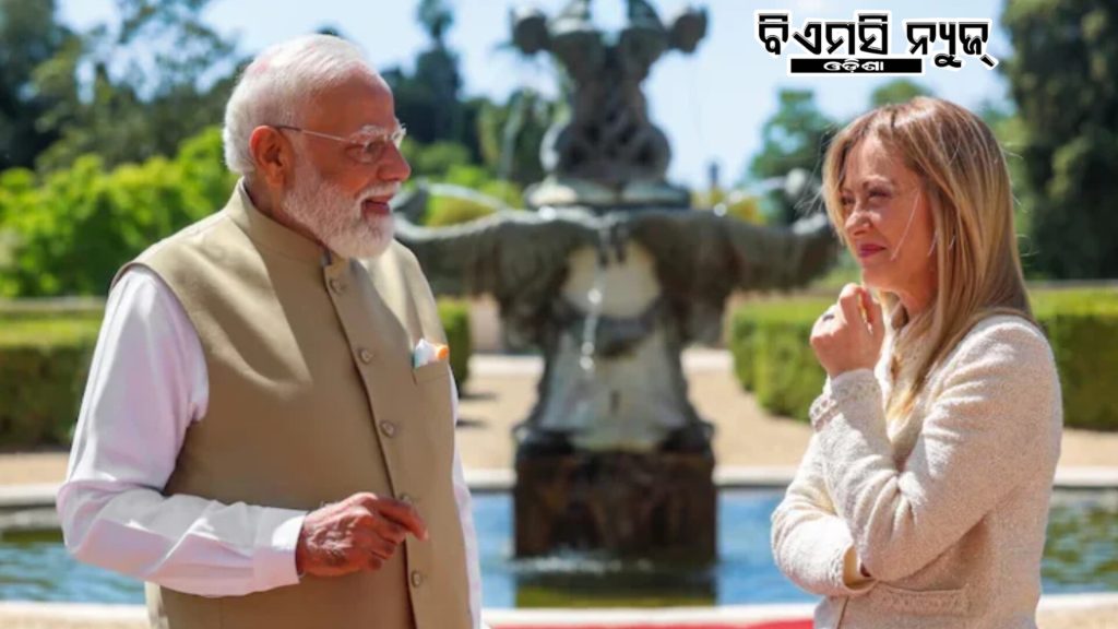 ମୋଦୀଙ୍କୁ ଶୁଭେଚ୍ଛା ଜଣାଇଲେ ମେଲୋନି ।